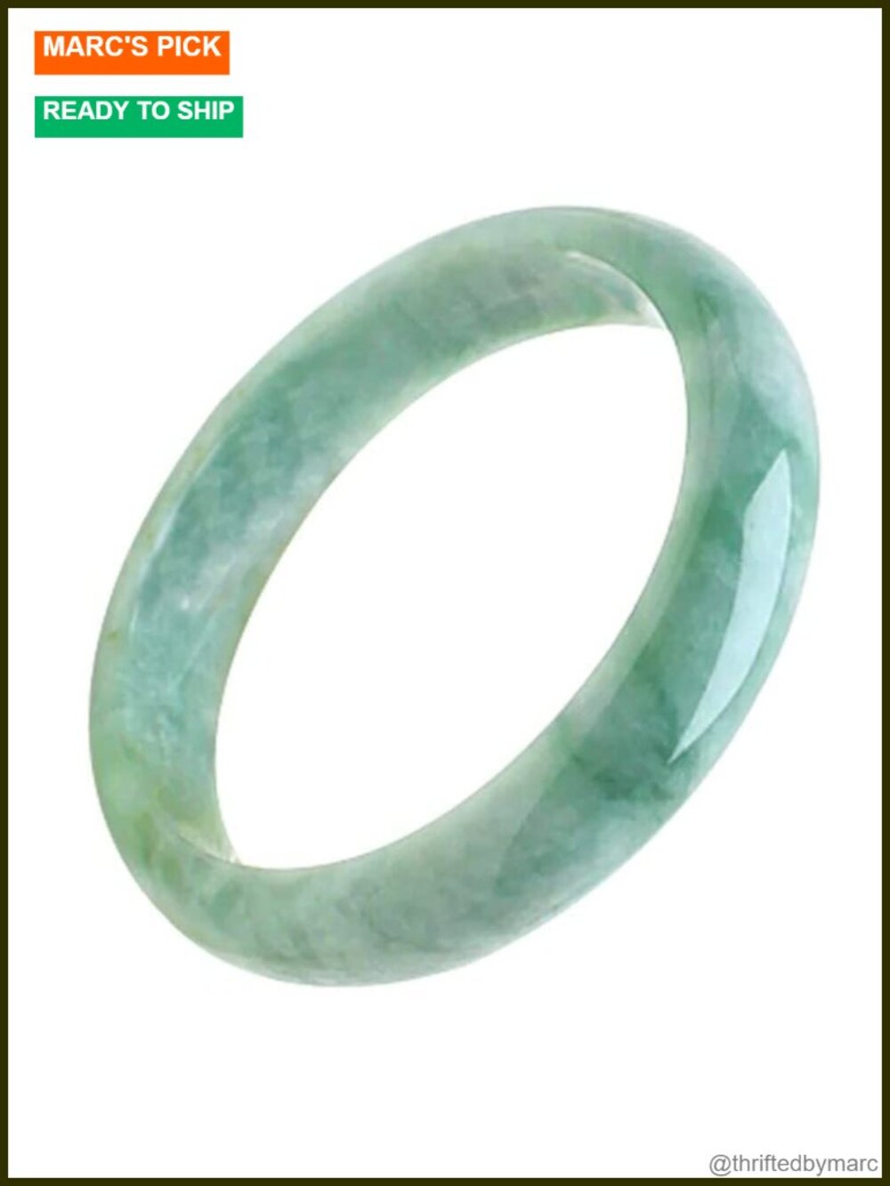 Natural Jade Bangle Bracelet Hand Carved Chinese Style Gift Box
